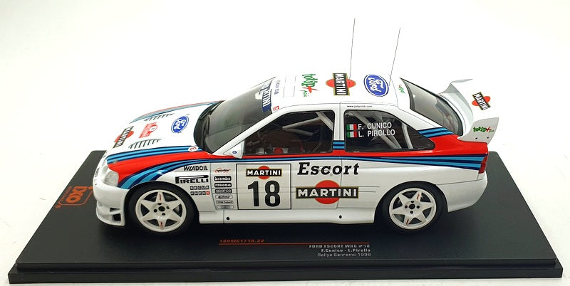 Ixo 1/18 Scale 18RMC171A.22 - Ford Escort WRC #18 Rallye Sanremo 1998