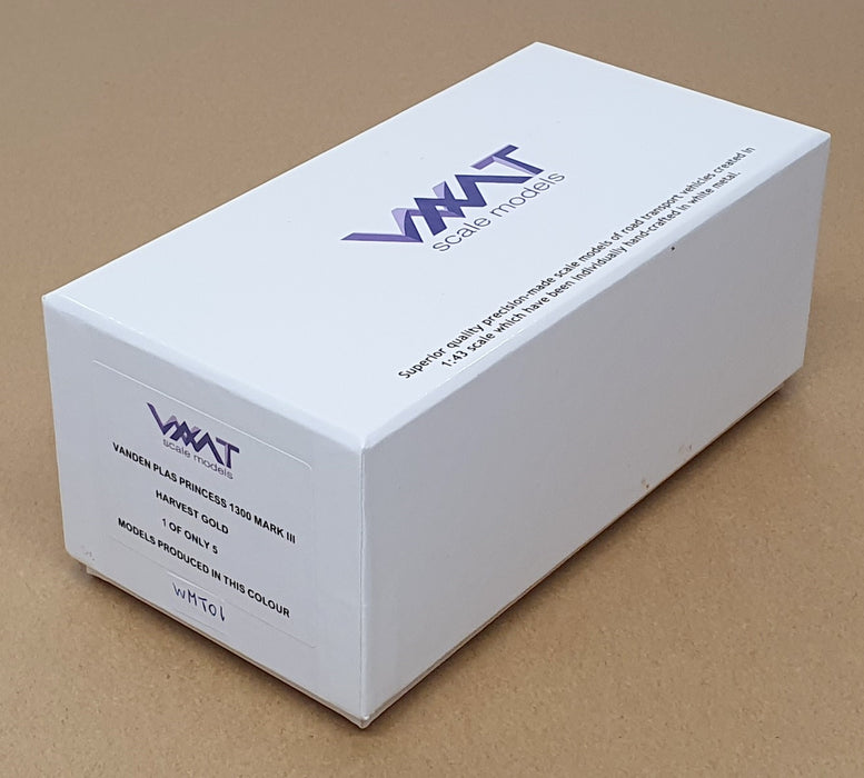 WMT 1/43 Scale WMT01 - Vanden Plas Princess 1300 Mk3 - Harvest Gold #1 Of Only 5