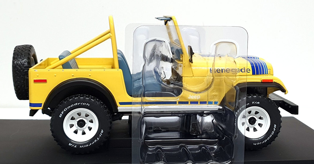 MCG 1/18 Scale Diecast MCG18552 - Jeep CJ-7 Renegade - Yellow