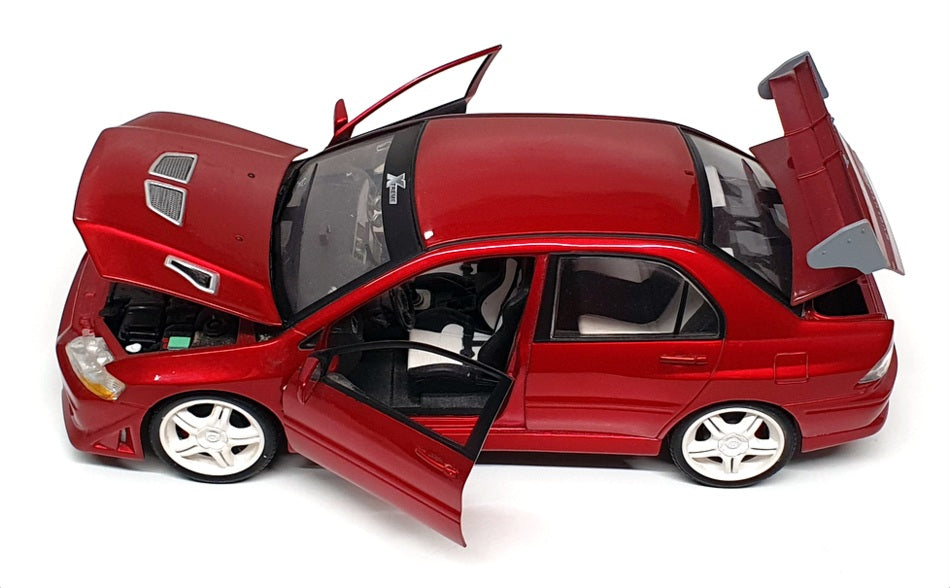 Ertl 1/18 Scale Diecast DC12124G - Mitsubishi Evolution VII - Met Red