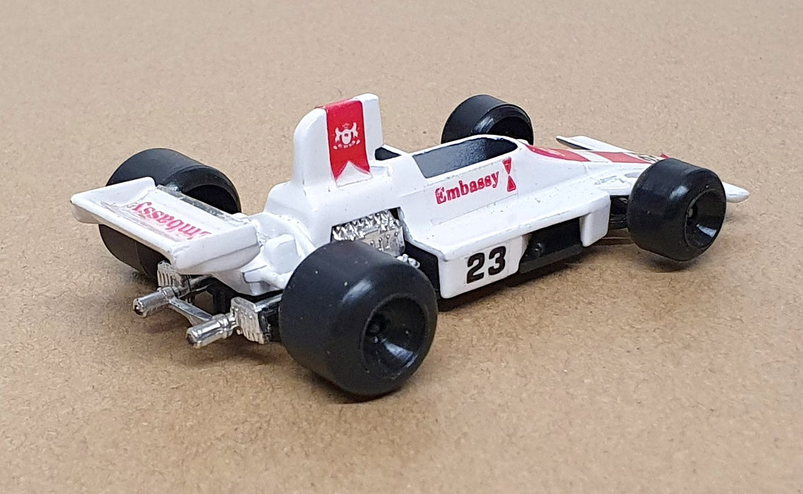 Polistil Appx 8cm Long Diecast RJ.9 - F1 Lola T.370 #23 - White/Red
