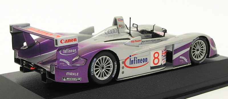 Minichamps 1/43 Scale Model Car 400 041308 - Audi R8 24h Le Mans 2004