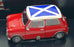 Solido 1/18 Scale Diecast 8022-1 - Mini Cooper S 1964 - Red/White Scottish Flag