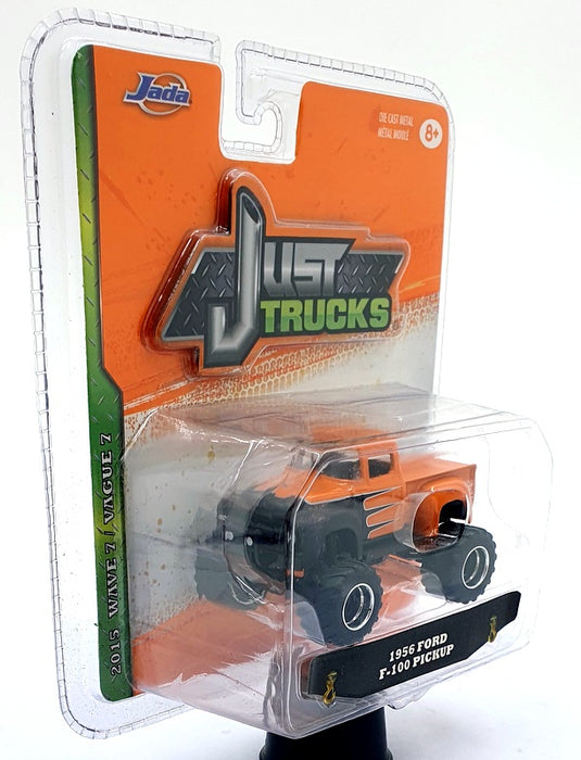 Jada Just Trucks 1/64 Scale 14020 - 1956 Ford F-100 PickUp - Orange
