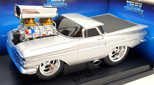 Muscle Machine 1/18 Scale Diecast 71165 - 1959 El Camino - Silver