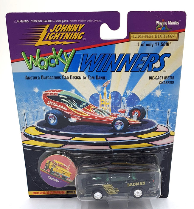 Johnny Lightning 1/64 Scale 301-03 - Wacky Winners Badman - Black