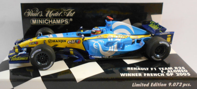 Minichamps F1 1/43 Scale - 400050205 RENAULT F1 R25 F.ALONSO