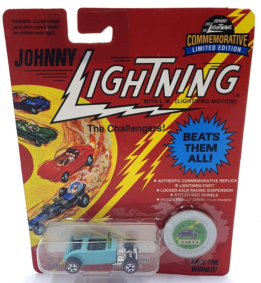 Johnny Lightning 1/64 Scale 100-190 - The Challengers Classic '32 Roadster Teal
