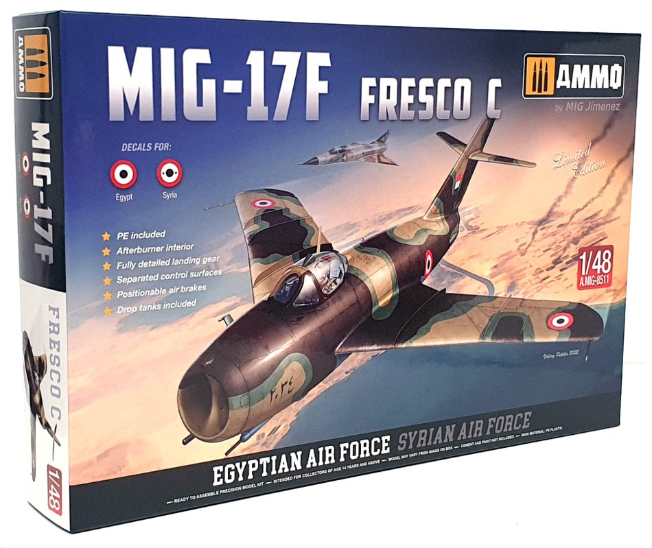 Ammo By Mig Jimenez 1/48 Scale Kit A.MIG-8511 - MiG-17F Fresco C