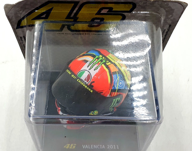 Altaya 1/5 Scale MT9ALA0015 Helmet MotoGP Valentino Rossi Valencia 2011 #46