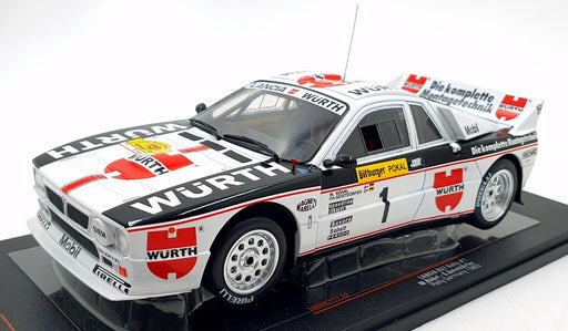 IXO Models 1/18 Scale Diecast 18RMC117 Lancia 037 Rally #1 Germany 1983 W.Rohrl