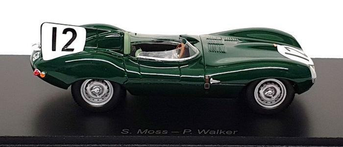 Spark Model 1/43 Scale S2927 - Jaguar D Type #12 Le Mans 24H 1954 - Green