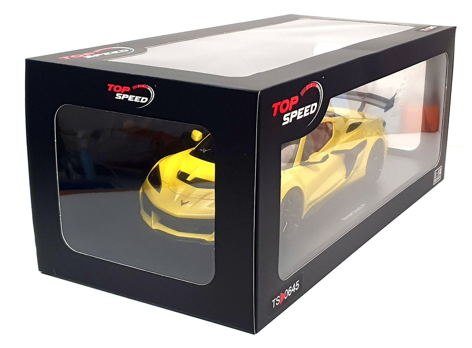 Top Speed 1/18 Scale Resin TS0645 - Chevrolet Corvette ZR1 - Yellow