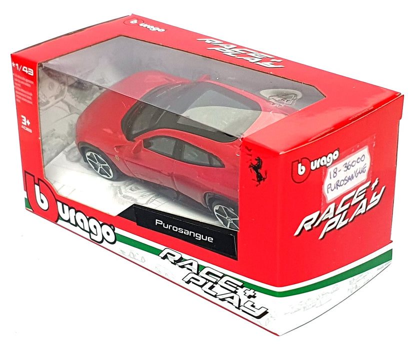 Burago 1/43 Scale Diecast 18-36000 - Ferrari Purosangue - Red