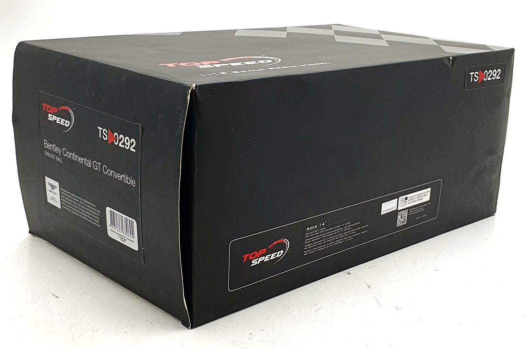 Top Speed 1/18 Scale Resin TS0292 - Bentley Continental GT Convertible