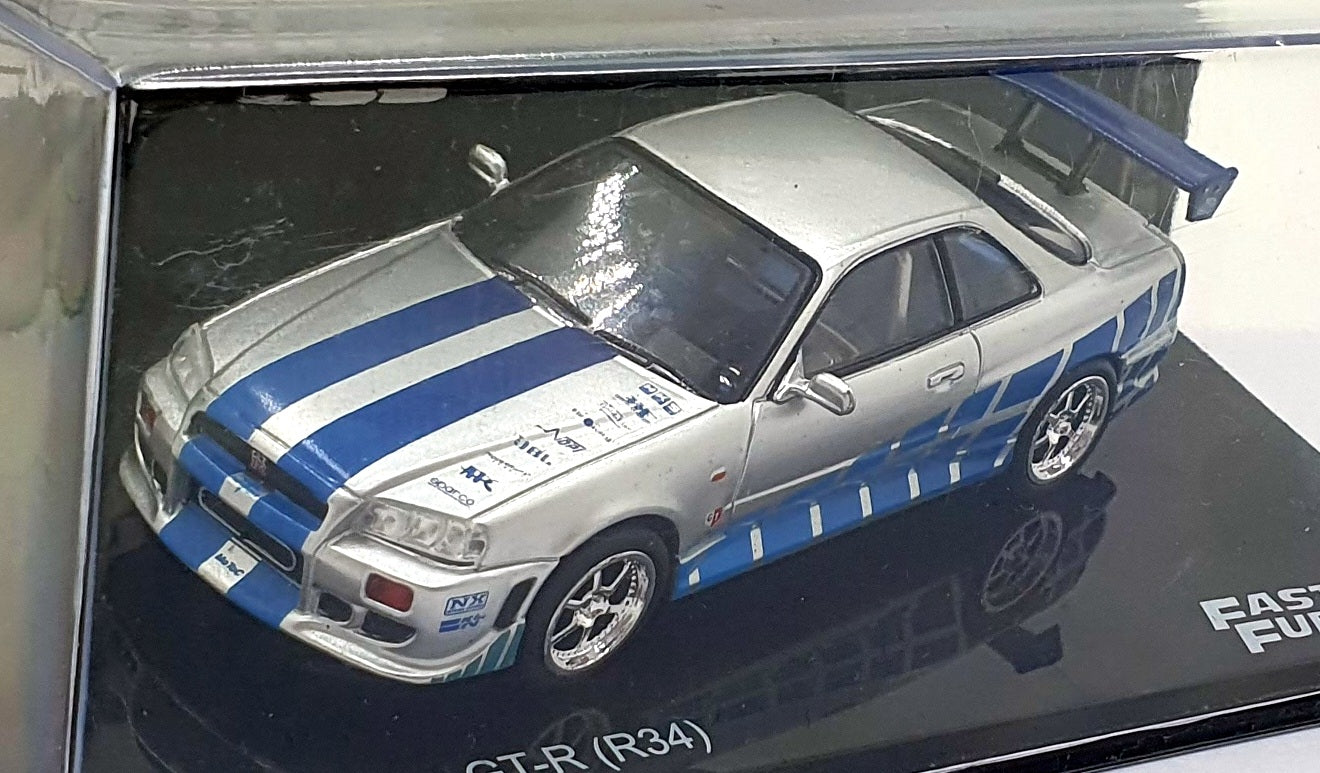 DeAgostini 1/43 Scale F220CMC002 - Fast and Furious Nissan Skyline GT-R (R34)