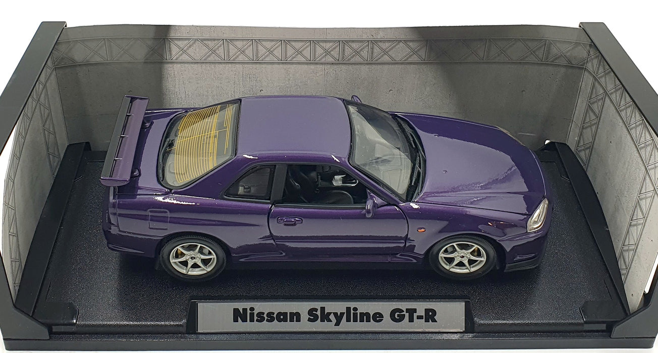 Motor Max 1/18 Scale Diecast 73147 - Nissan Skyline GT-R - Purple