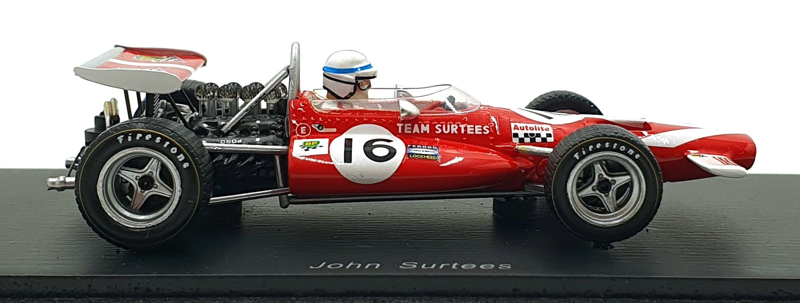Spark 1/43 Scale S3134 - McLaren M7C #16 6th Dutch GP 1970 - Surtees