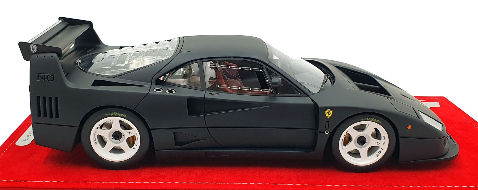 BBR 1/18 Scale Resin P18139MB - Ferrari F40 LM - Matt Black