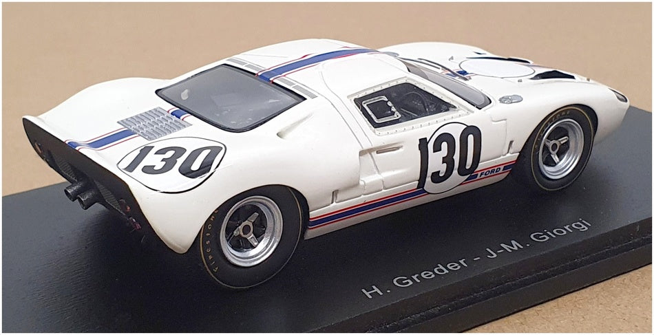 Spark 1/43 Scale S9222 - Ford GT40 5th Targa Florio 1967 #130 Greder/Giorgi