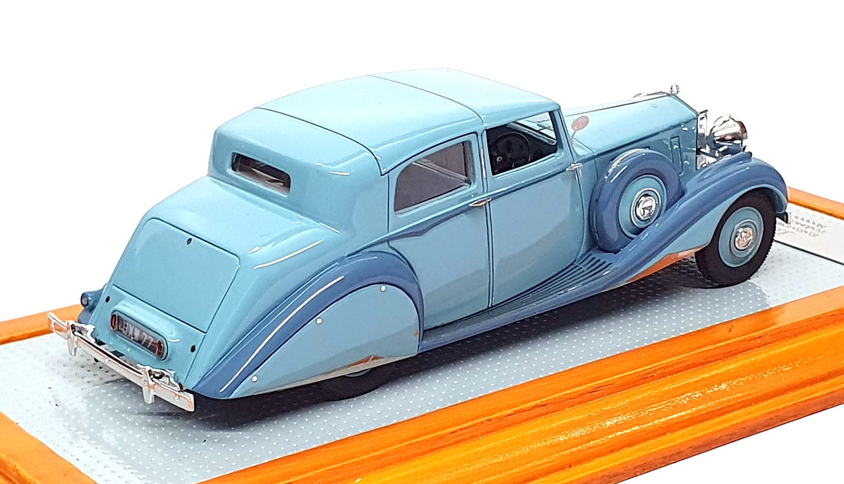 Ilario 1/43 Scale IL053 1938 Rolls Royce Phantom III Sedanca De Ville - 2T Blue