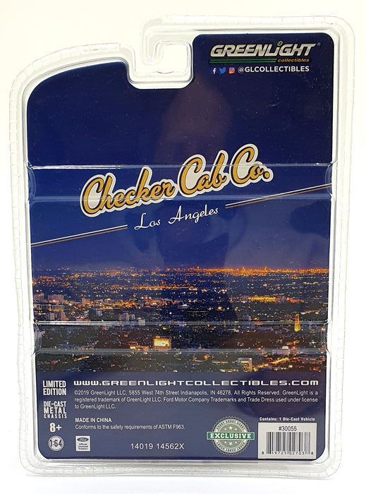 Greenlight 1/64 Scale 30055 - 2011 Ford Crown Victoria Checker Cab Co.