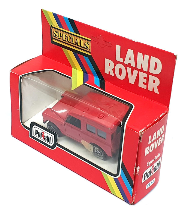 Polistil Appx 8cm Long Diecast CE66 - Land Rover - Red
