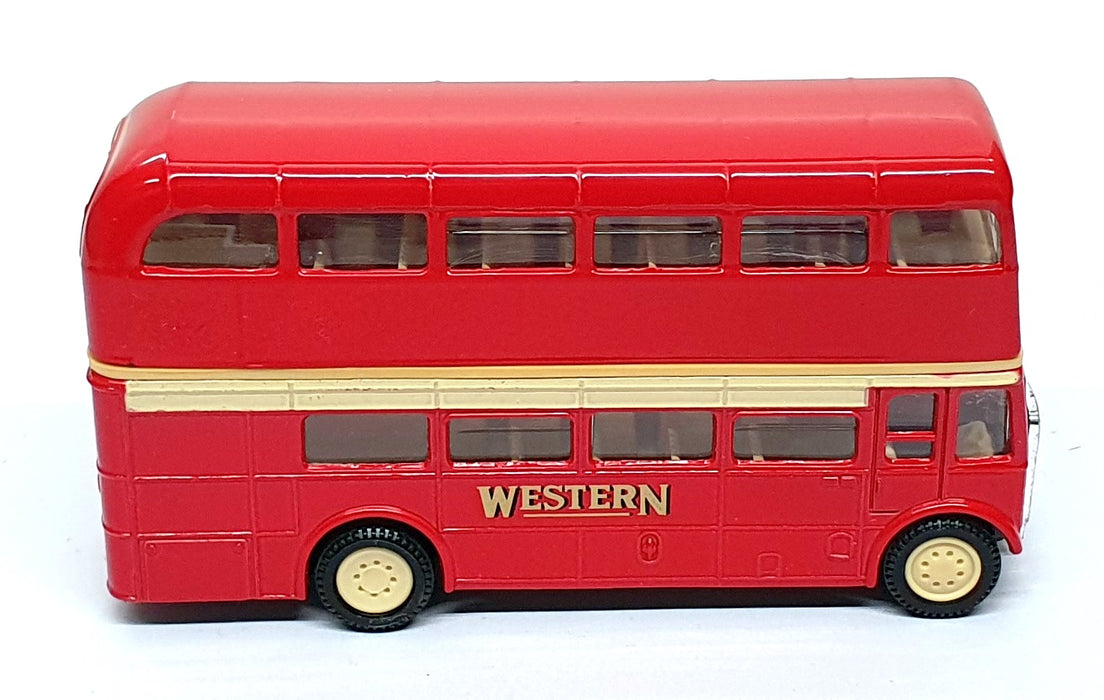 Corgi 12cm Long D599 - AEC Bus Western SMT Co. Ltd IC 574 Kilmarnock - Red