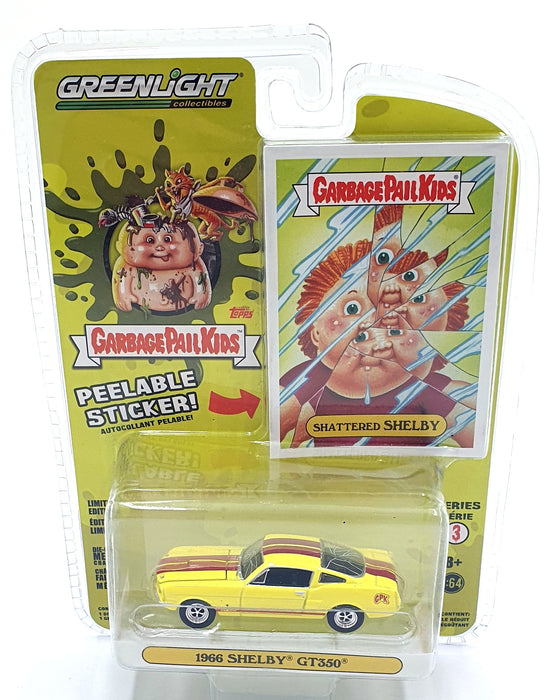 Greenlight 1/64 Scale 54050-D - 1966 Shelby GT350 - Yellow