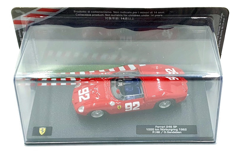 Altaya 1/43 Scale 28424F - Ferrari 246 SP #92 1000 km Nurburgring 1962
