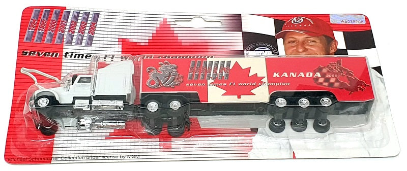 Adtruck 52894 - Peterbilt F1 Truck Canada 2005 Michael Schumacher