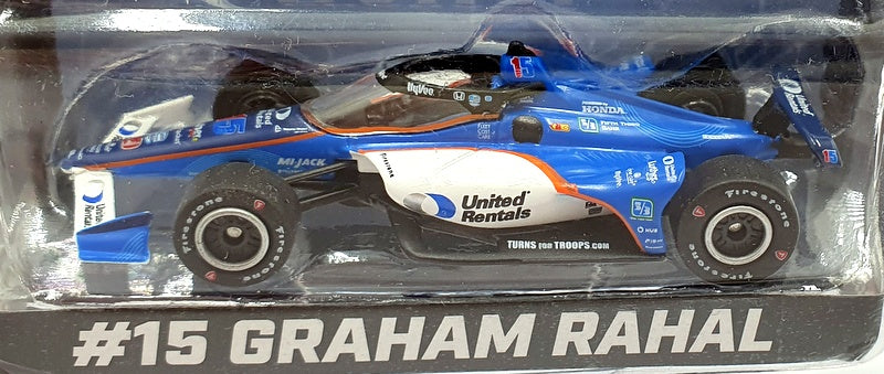 Greenlight 1/64 Scale 11561 NTT Indycar Series #15 G. Rahal - Blue