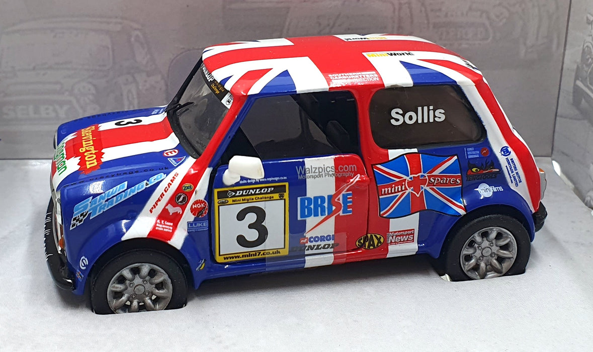 Corgi 1/36 Scale CC82245 - Mini 7 Racing Club Mini Miglia Bill Sollis Union Jack