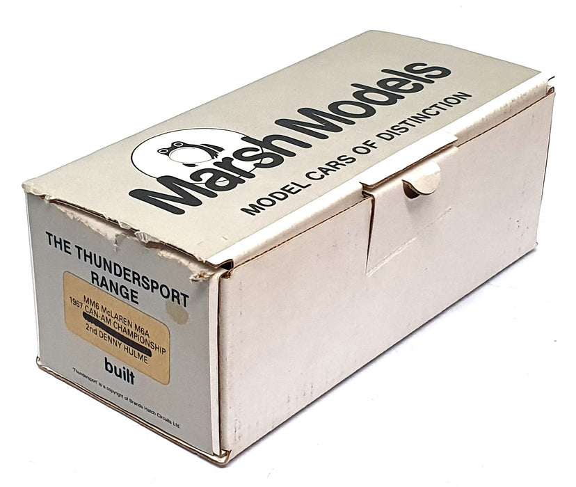 Marsh Models 1/43 Scale MM6 - McLaren M6A 2nd #5 Can-Am 1967 D. Hulme - Orange
