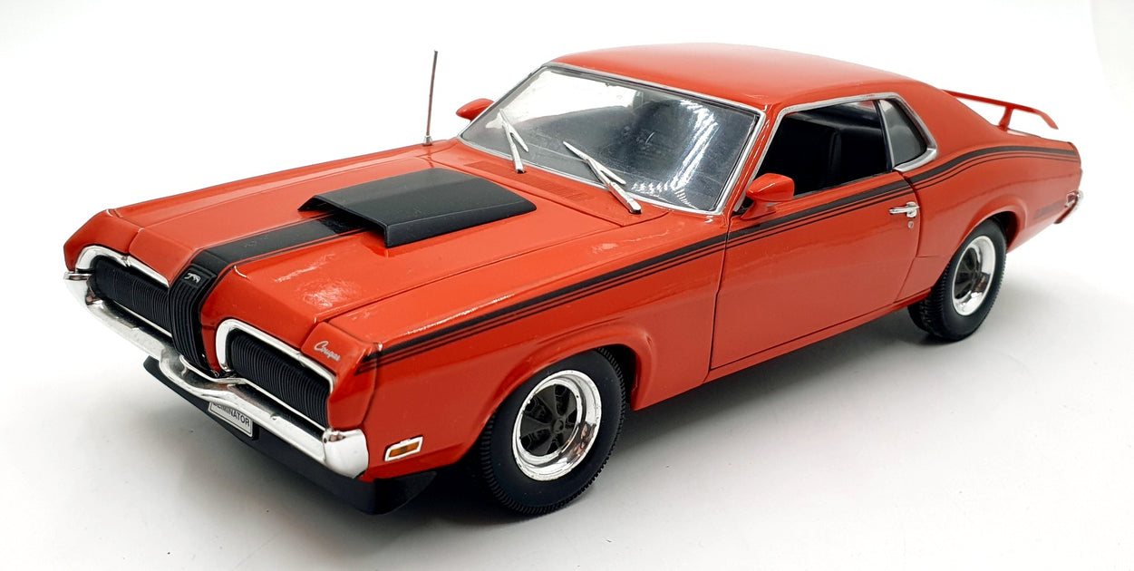 Welly 1/18 Scale Diecast 16126R - 1970 Mercury Cougar Eliminator - Red ...