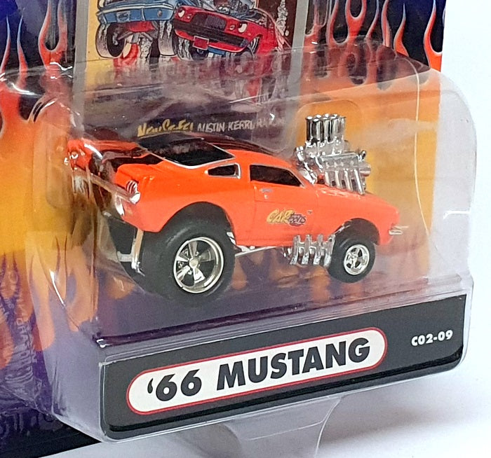 Muscle Machines 1/64 Scale 71171 C02-09 - 1966 Ford Mustang - Orange