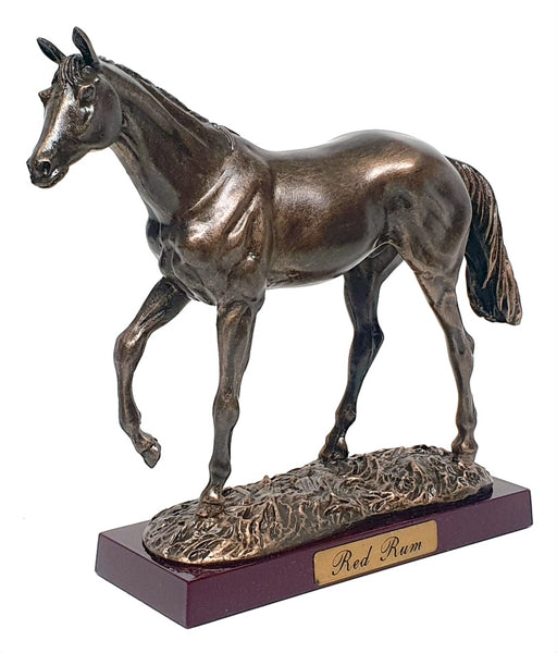 Atlas Editions 4652 101 - Red Rum Race Horse Resin Cast Statuette Model