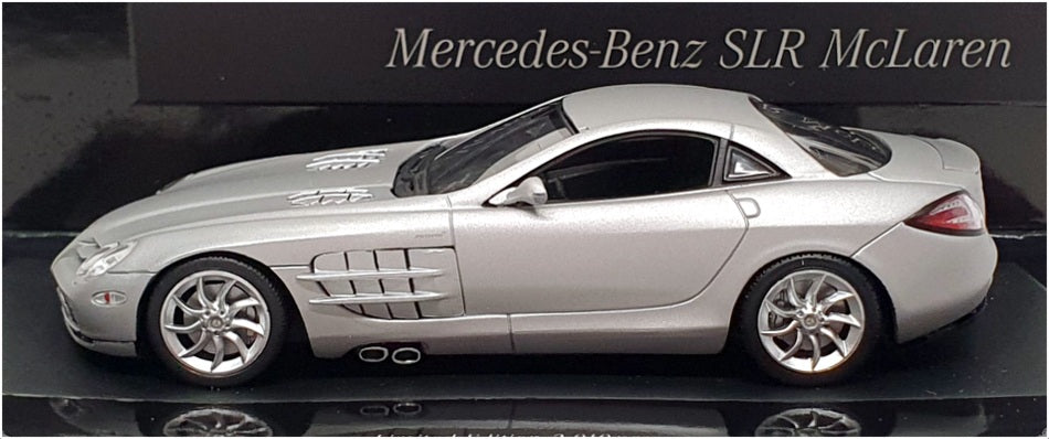 Minichamps 1/43 Scale 436 033021 - 2004 Mercedes Benz SLR - Matt Silver