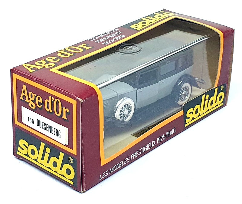 Solido 1/43 Scale Diecast 156 - 1931 Duesenberg J - Grey/Black