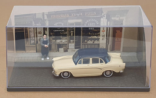 Norev 1/43 Scale Diecast ND002 - Simca Aronde Diorama - Cream/Blue