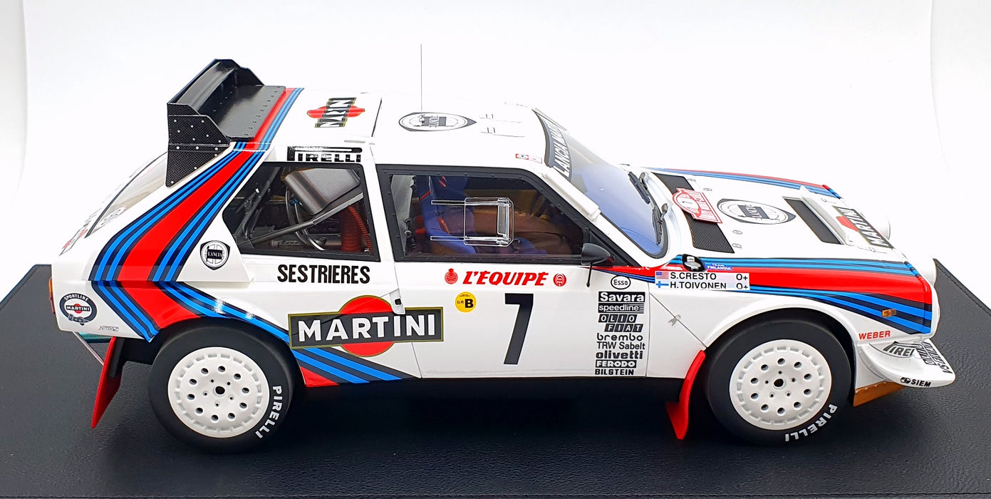 Top Marques 1/12 Scale TMR1260A Lancia Delta S4 1986 #7 Monte Carlo Toivonen