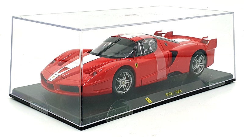 Burago 1/24 Scale Diecast 191223J - 2005 Ferrari FXX - Red/ White Stripe