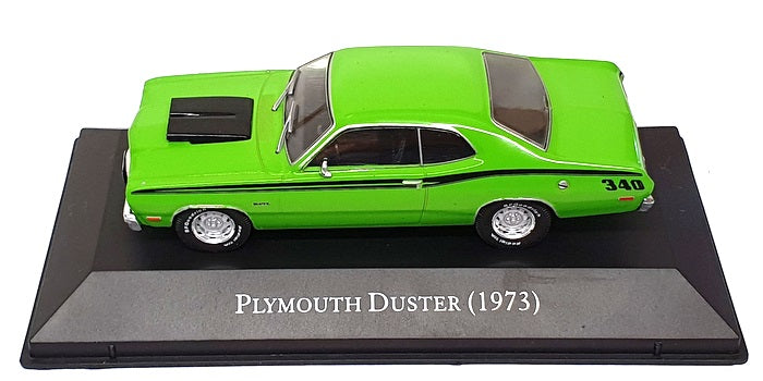 Altaya 1/43 Scale Diecast 16725T - 1973 Plymouth Duster - Green/Black