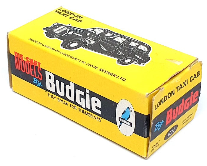 Budgie Models Appx 10cm Long Diecast 101 - London Taxi Cab - Black