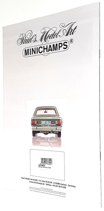Minichamps Resin 2 2014 - A4 Fully Illustrated Colour Catalogue 15 Pages