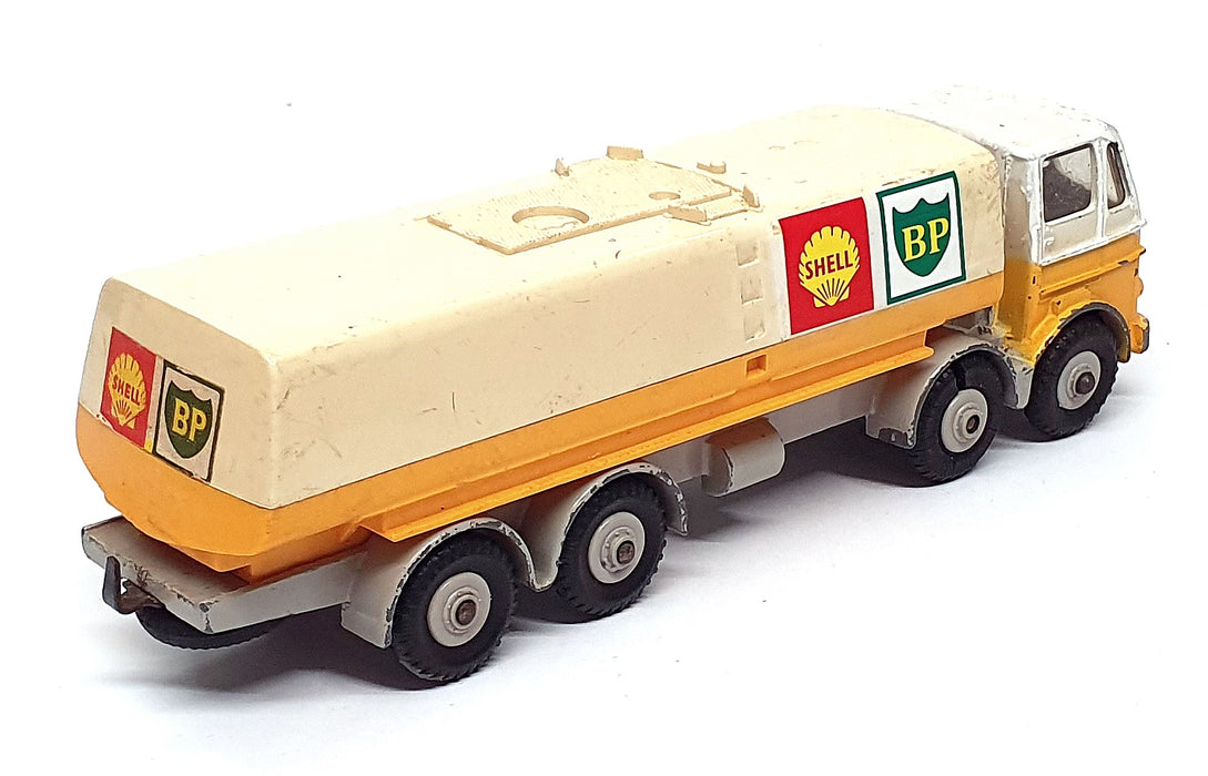 Dinky Supertoys Original Diecast 944 Leyland Shell BP Fuel Tanker - White/Yellow
