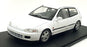 Solido 1/18 Scale Diecast S1810401 - 1991 Honda Civic (EG6) - Frost White