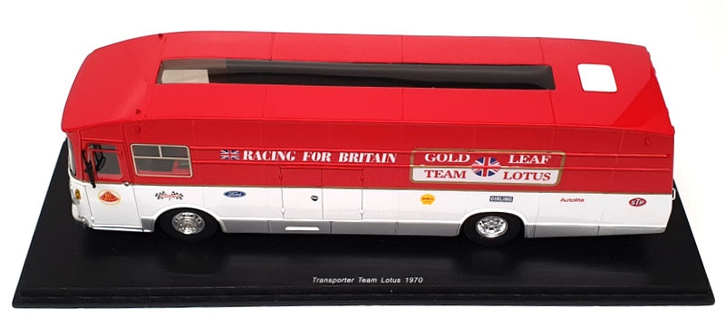 Spark 1/43 Scale S0286 - 1970 F1 Lotus Transporter Truck Gold Leaf Red/White