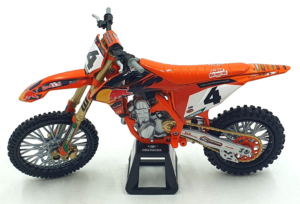 NewRay 1/12 Scale 58473 - KTM 450 SX-F #4 Motorbike - Sexton