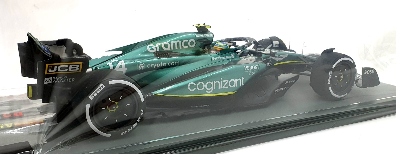 Spark 1/18 Scale 18S956 - Aston Martin AMR23 F1 Team #14 2nd Canada GP 2023